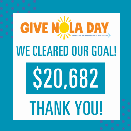 #GiveNola Day total amount