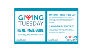 Bike Easy’s Ultimate Guide to Giving Tuesday!